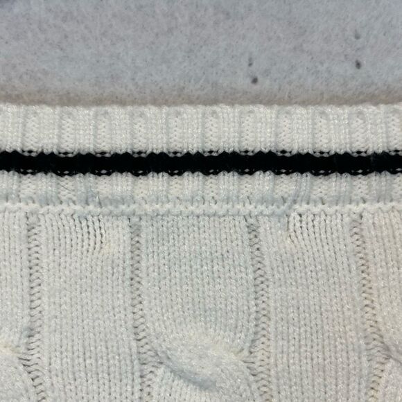 NWT FADED ROSE Sweater Women's XS Cream “New York” Cable Knit Cropped Pullover - Picture 13 of 14